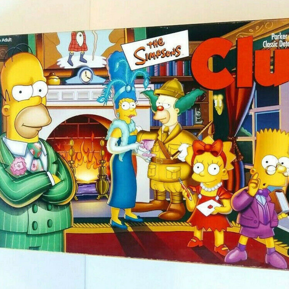The Simpsons Clue Board Game 1st Edition Game Game - Picture 2 of 8